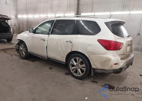 2018 Nissan Pathfinder Sl из США, поврежденный, VIN 5N1DR2MM4JC668699